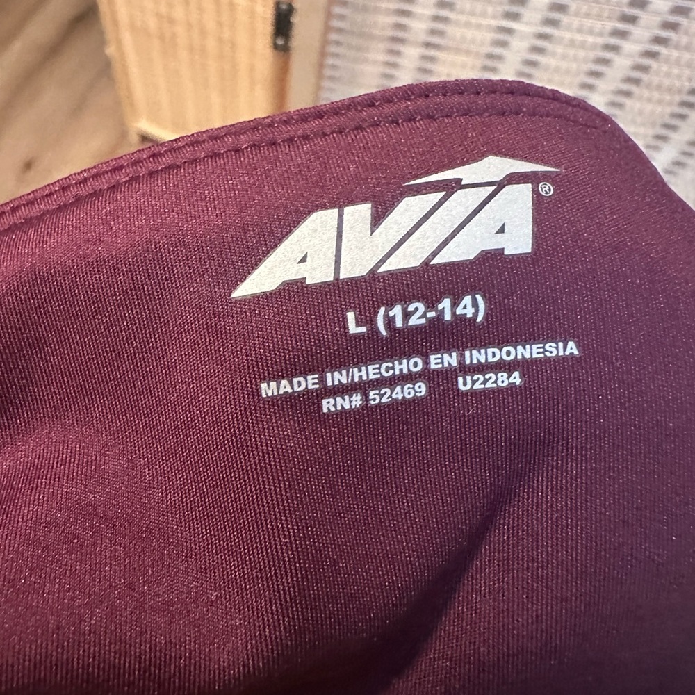 Avia Wine Athletic Skort Shorts - Picture 2 of 4